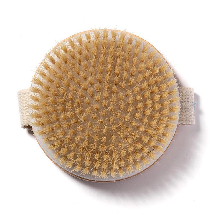 Wooden bath scrub brush for dry skin - Image 5