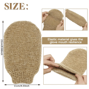 JEYGO Jute Exfoliating Scrubber, designed for deep cleansing and exfoliation, made with natural jute fibers for soft, radiant skin.