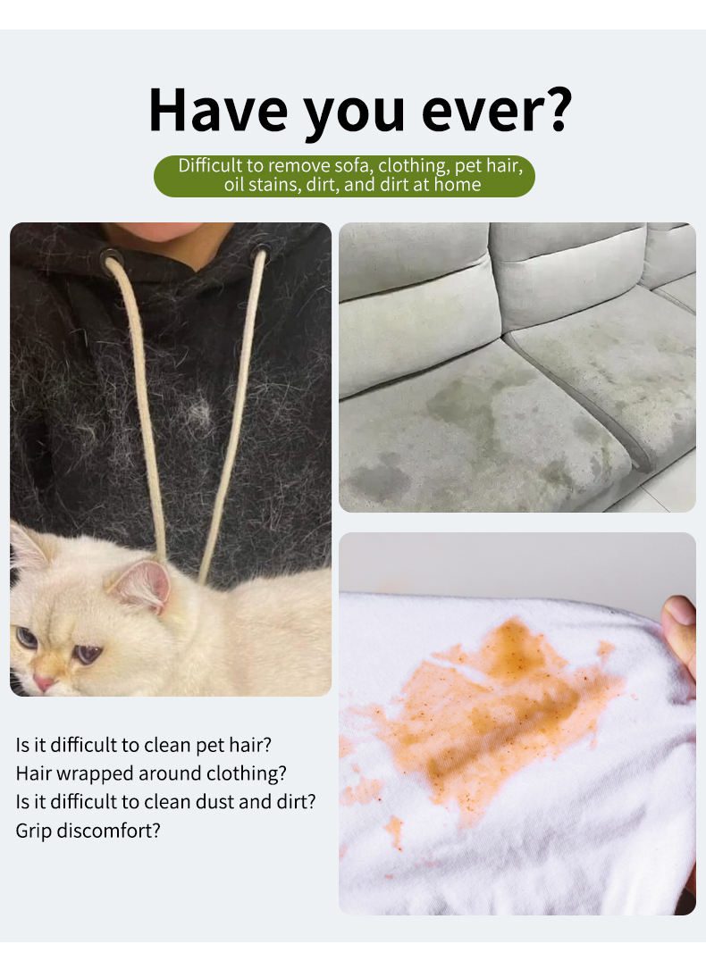 JEYGO plastic clothes cleaning brush with ergonomic handle and durable plastic bristles for fabric care.