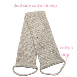 JEYGO Exfoliating Gloves made from natural flax, designed to gently exfoliate and cleanse your skin, leaving it fresh and rejuvenated