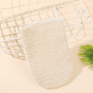 JEYGO Sisal Exfoliating Scrubber, made with natural sisal material, perfect for exfoliating and promoting healthy, smooth skin.