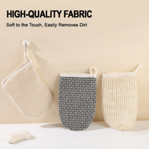 JEYGO Sisal Exfoliating Scrubber, made with natural sisal material, perfect for exfoliating and promoting healthy, smooth skin.