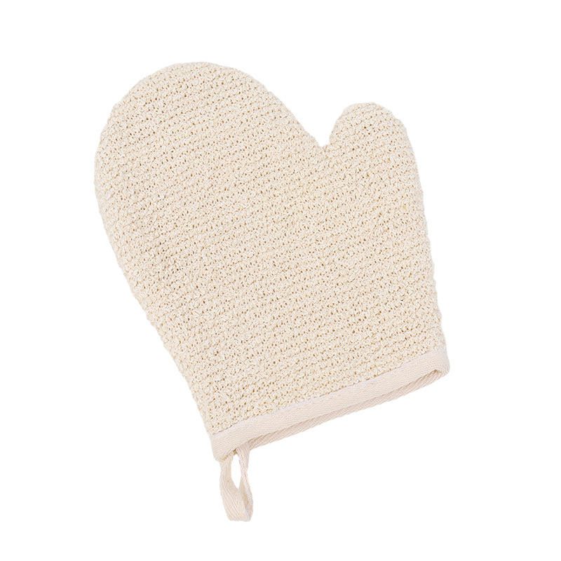 JEYGO Hemp Exfoliating Gloves, made with natural hemp fibers for effective skin exfoliation, ideal for removing dead skin cells and improving circulation.