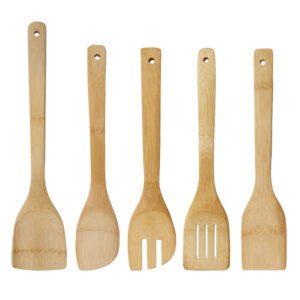 JEYGO bamboo spatula made from natural bamboo, designed for everyday cooking and sustainable kitchen use.