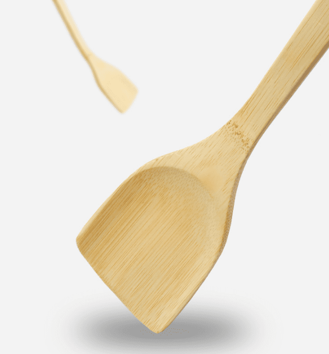 JEYGO bamboo spatula made from natural bamboo, designed for everyday cooking and sustainable kitchen use.
