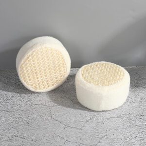 JEYGO bathroom sponge with soft rounded shape and textured surface, suitable for daily bathing and gentle exfoliation.