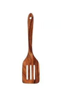 JEYGO wooden dinner spoon made from solid wood, suitable for table use and everyday cooking.