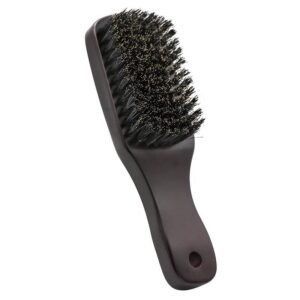 JEYGO beard grooming brush made with boar bristles and wooden handle, designed for effective daily beard care.