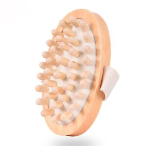 Discover the power of natural exfoliation with our Wooden Dry Body Brush. Constructed with durable wood and soft rubber bristles, this brush targets your skin’s needs, stimulating blood flow and leaving your body feeling refreshed. Perfect for those who want to invigorate their skincare routine with an all-natural touch.