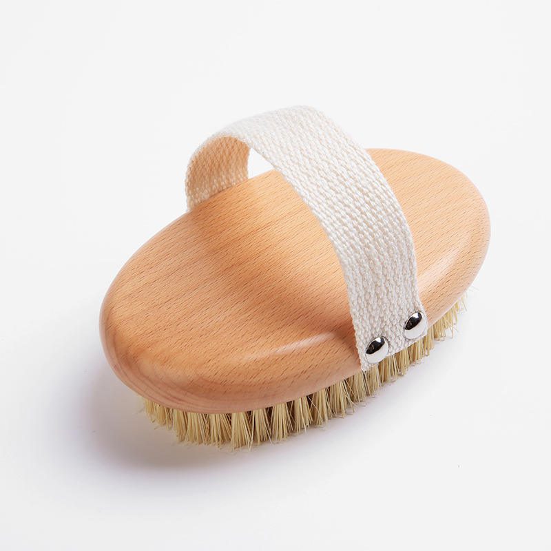 Wholesale high-quality natural wood bathing body brush and boar bristle brush - Image 4