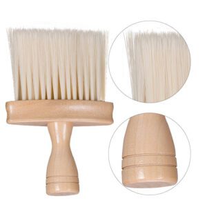 JEYGO wooden car detailing brush with soft bristles, designed for gentle interior cleaning and dust removal.