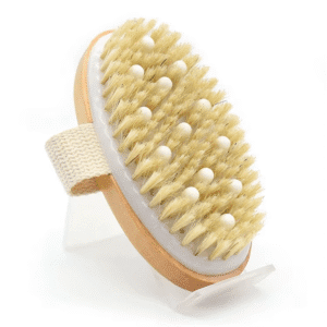 Experience smoother, healthier skin with our Wooden Dry Brush for Body Care. Crafted from high-quality wood, durable boar bristles, and soft rubber, this brush helps eliminate dead skin cells, stimulating circulation for a refreshed feeling. Perfect for your daily skincare routine, it’s a natural way to rejuvenate your body.