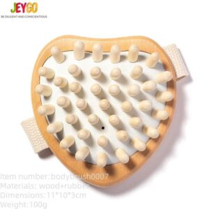 Revitalize your skin with our Dry Body Brush, crafted from natural wood and durable rubber. This eco-friendly brush helps exfoliate dead skin, stimulate circulation, and leaves your skin feeling smooth and refreshed. As a reliable bath brush manufacturer in China, we offer high-quality products that promote healthier skin.