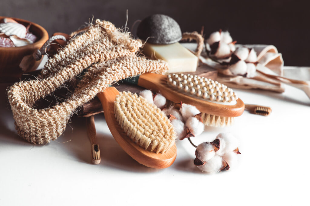 natural bristle dry brush