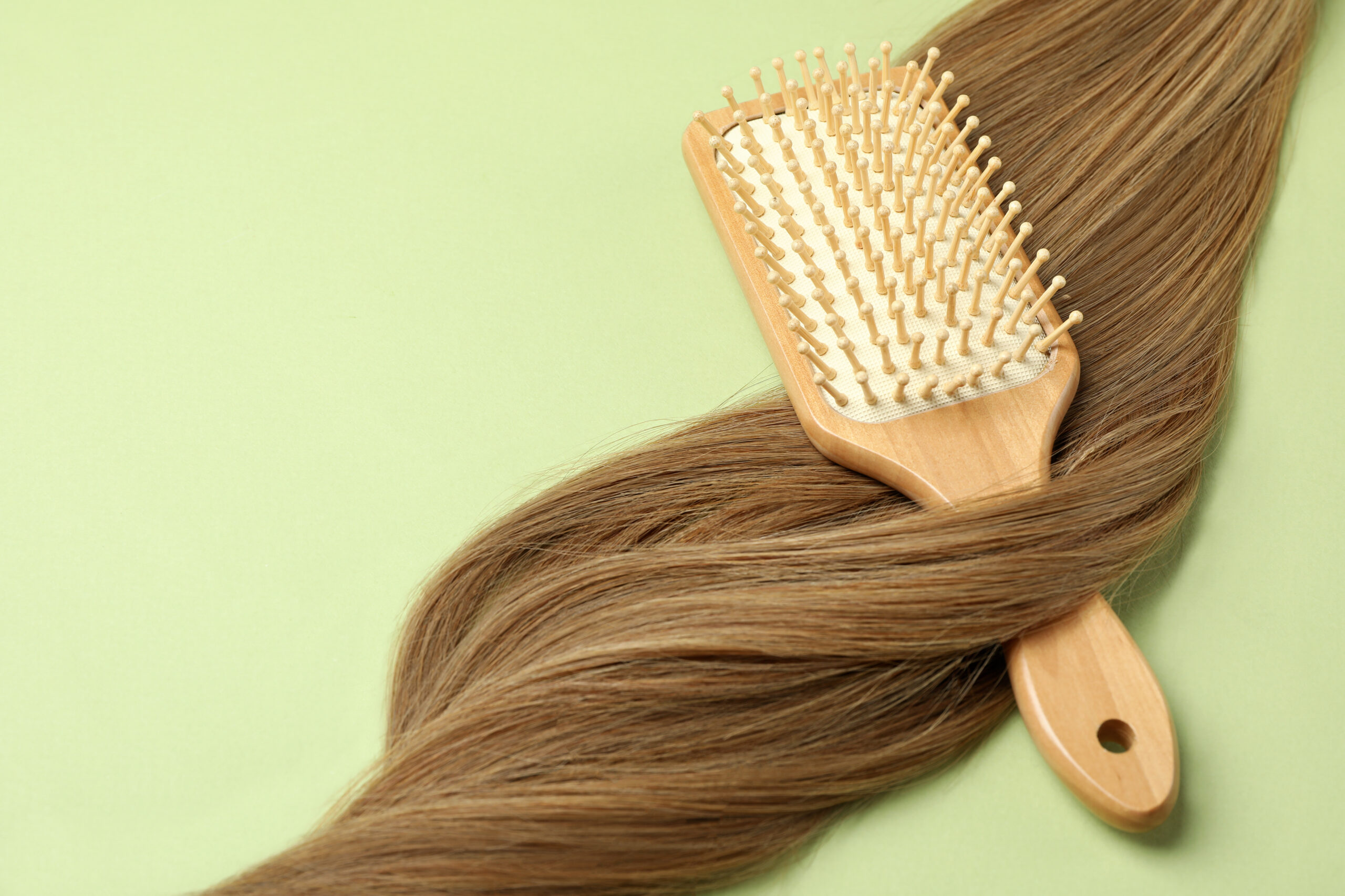Bamboo air cushion hairbrush