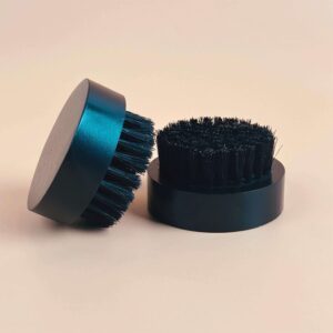 compact pocket beard brush with boar bristles for men grooming