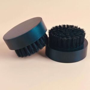 compact pocket beard brush with boar bristles for men grooming