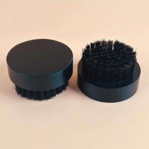 compact pocket beard brush with boar bristles for men grooming