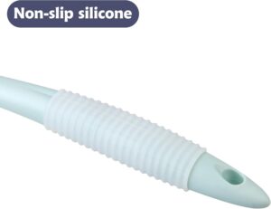 Long handle massage bath brush with bristles for body scrubbing and exfoliating skin during shower