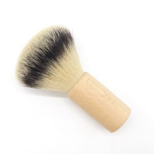 bamboo shaving brush with nylon bristles for men wet shaving and grooming