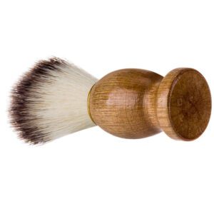 wood handle shaving brush with soft bristles for men beard grooming