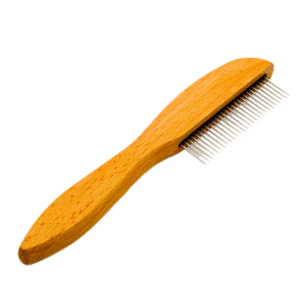 bamboo pet flea comb with fine needle pins for dog and cat lice removal