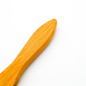 bamboo pet flea comb with fine needle pins for dog and cat lice removal