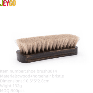 Premium Soft Horsehair Shoe Brush