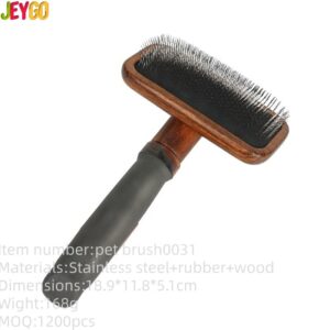 Wooden Handle Pet Grooming Brush
