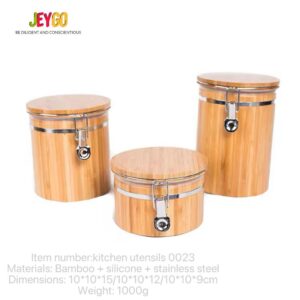 Bamboo Fiber Storage Jar