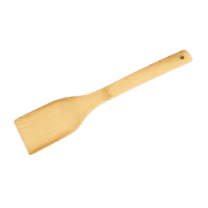 reusable bamboo kitchen spatula for cooking and frying non-stick cookware