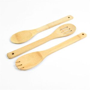bamboo cooking spatula for non-stick cookware and kitchen cooking use