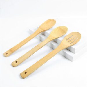 bamboo cooking spatula for non-stick cookware and kitchen cooking use