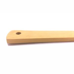 natural bamboo wooden spoon for cooking, stirring, and serving food
