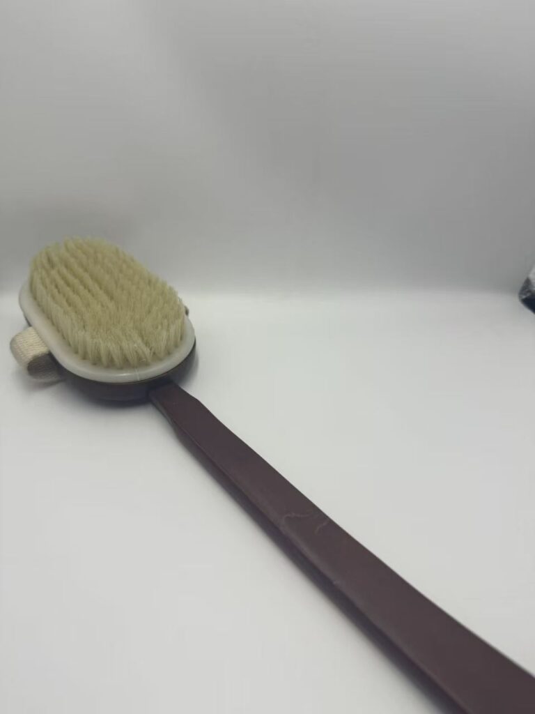 long handle bamboo bath brush