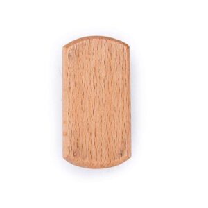 small wooden nail cleaning brush with natural boar bristles for hand and shoe cleaning