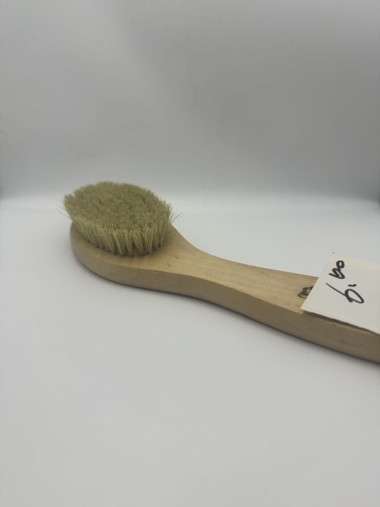 wooden dry body brush