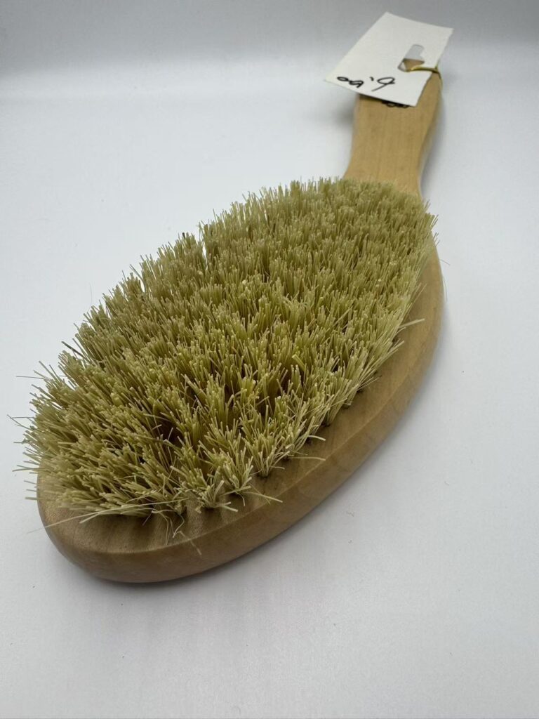 wooden dry body brush