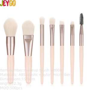 Pink Makeup Brushes Set