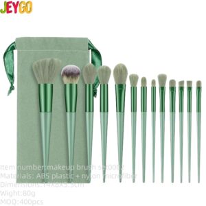 Smudge Synthetic Powder Makeup Brush Kit