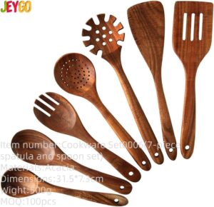 Acacia Wooden Cooking Utensils Set