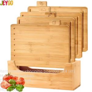 Bamboo Chopping Board Set
