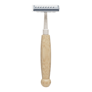 Natural wood handle twin blade razor for men’s shaving, suitable for hotel use, face shaving, wholesale eco-friendly razor.