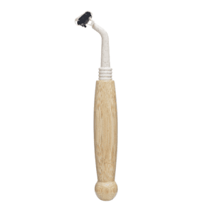 Natural wood handle twin blade razor for men’s shaving, suitable for hotel use, face shaving, wholesale eco-friendly razor.