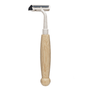 Natural wood handle twin blade razor for men’s shaving, suitable for hotel use, face shaving, wholesale eco-friendly razor.