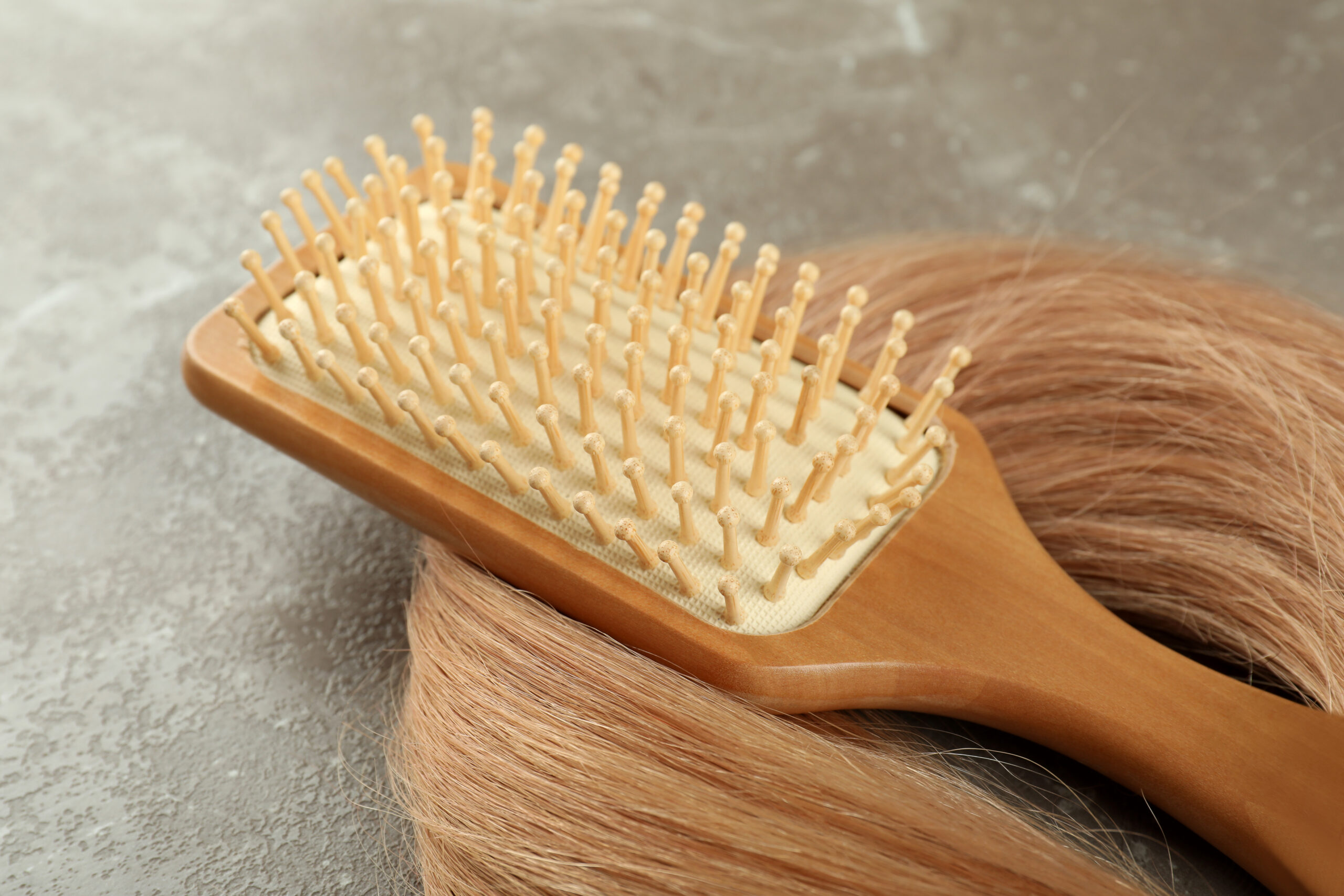 wooden air cushion hair comb