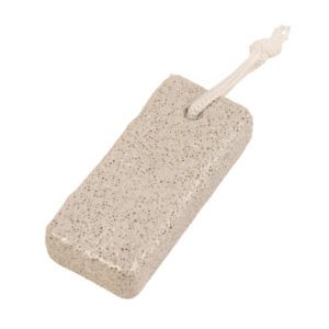 Double-sided wooden foot file with sandpaper for callus removal, pedicure tool for hard skin care, portable and durable.