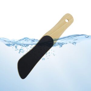 Wood handle foot file with double-sided sanding paper for callus removal, pedicure salon tool, suitable for home use, eco-friendly and durable