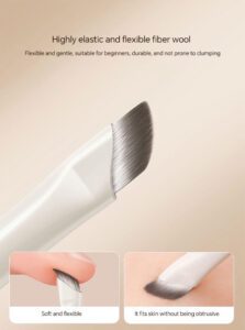 Professional 8-piece makeup brush set with ultra-soft synthetic bristles, including eyeshadow, blending, highlighter, crease, eyeliner, and angled detail brushes for precise makeup application.