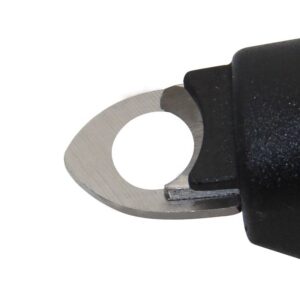 Non-slip pet nail clipper for dogs and cats, featuring ergonomic handle and sharp stainless steel cutting blades for safe claw trimming.